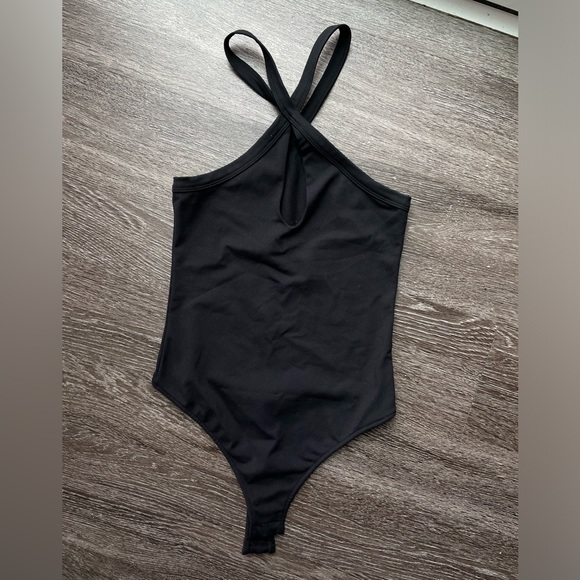 Free People Tops - Intimately FreePeople Cross My Heart Halter Keyhole Bodysuit Women's Black Sz XS